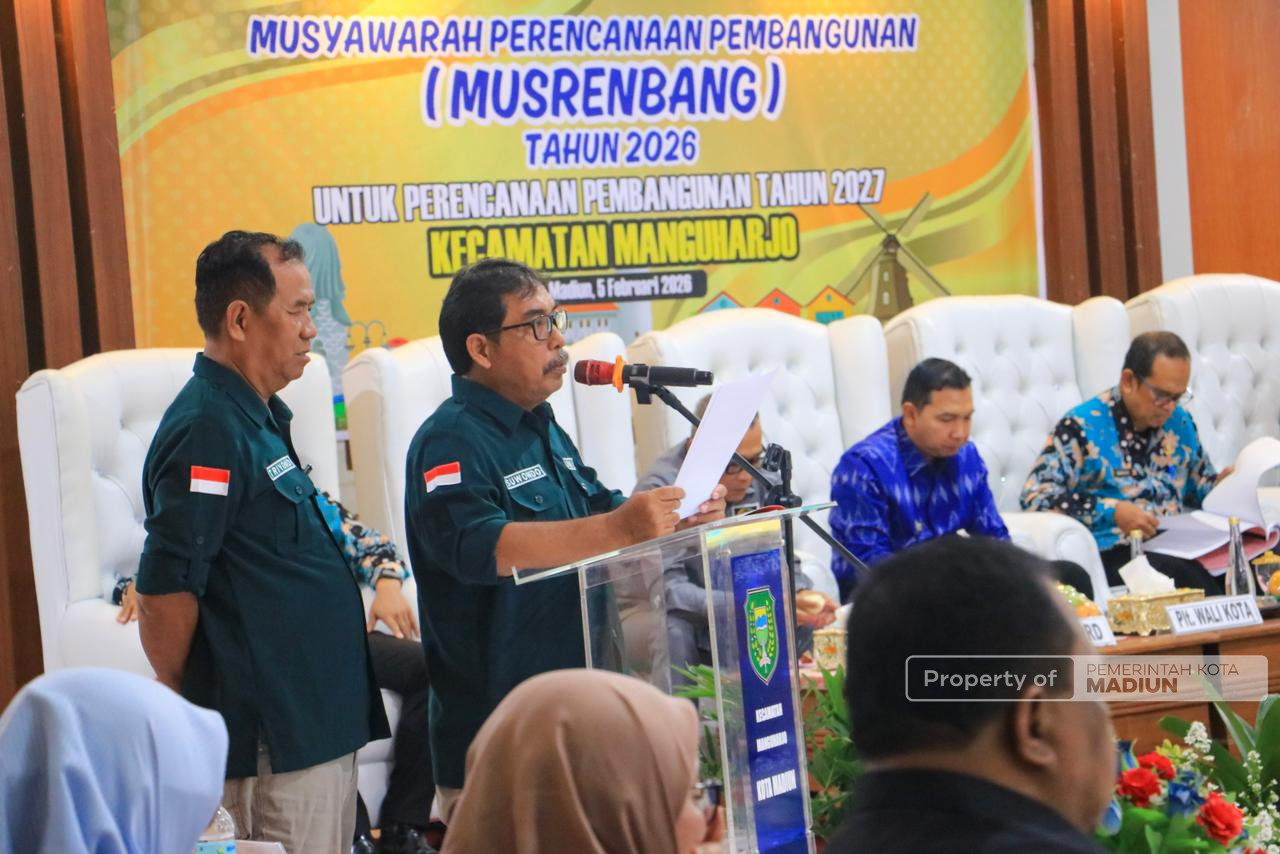 Musrenbang Kecamatan Manguharjo, Sarana Selaraskan Usulan dengan Arah Kebijakan Pembangunan