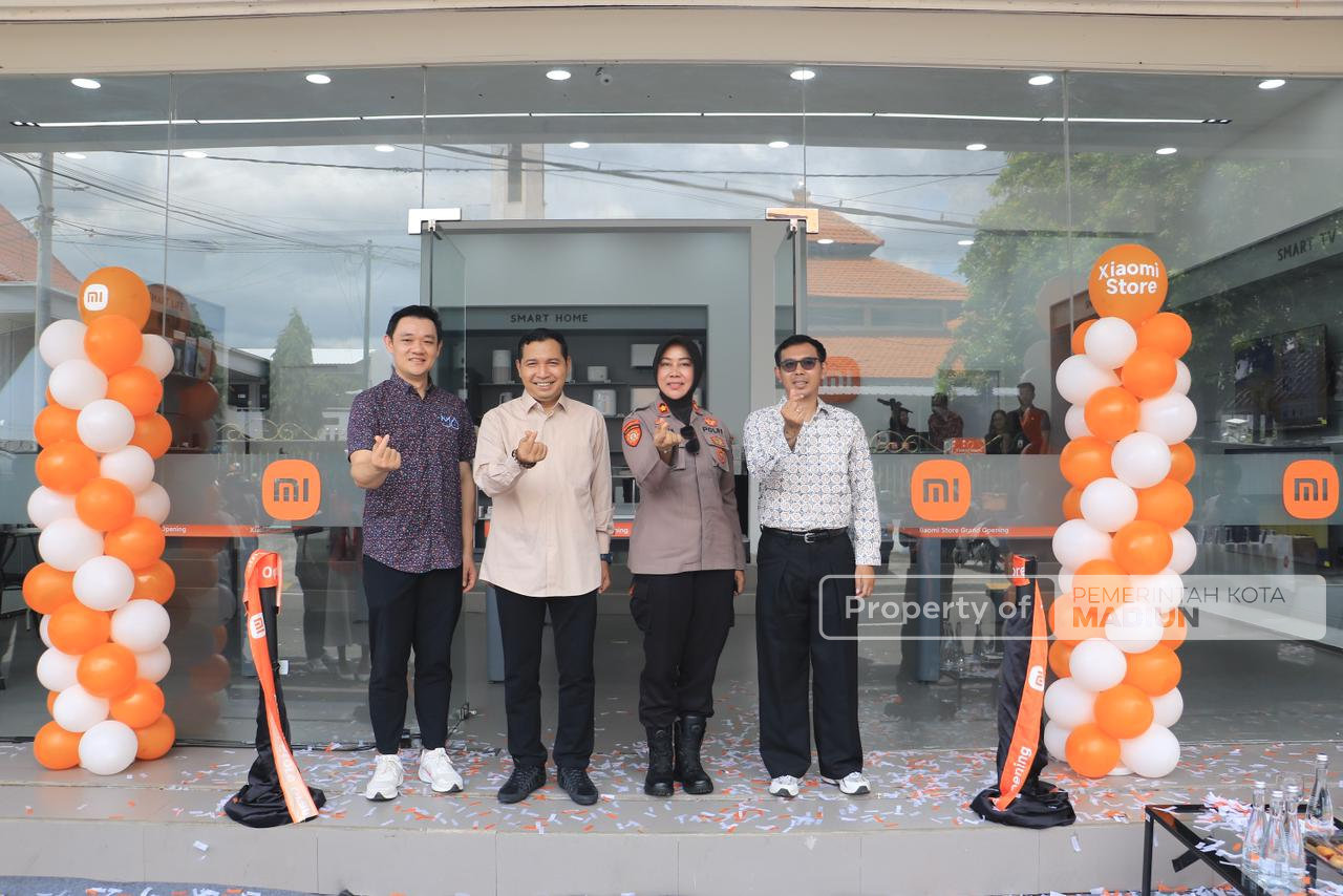Dukung Inovasi dan Teknologi, Wakil Wali Kota Resmikan Xiaomi Store Kota Madiun