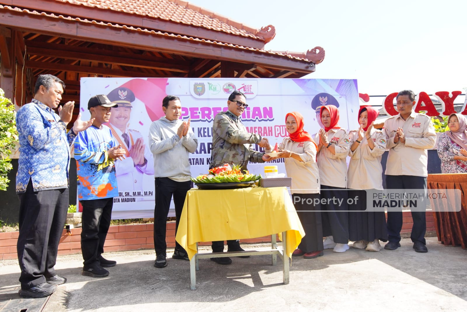 Launching KMP Kelurahan Kartoharjo, Wali Kota Madiun: KMP Hampir Selesai di 27 Kelurahan