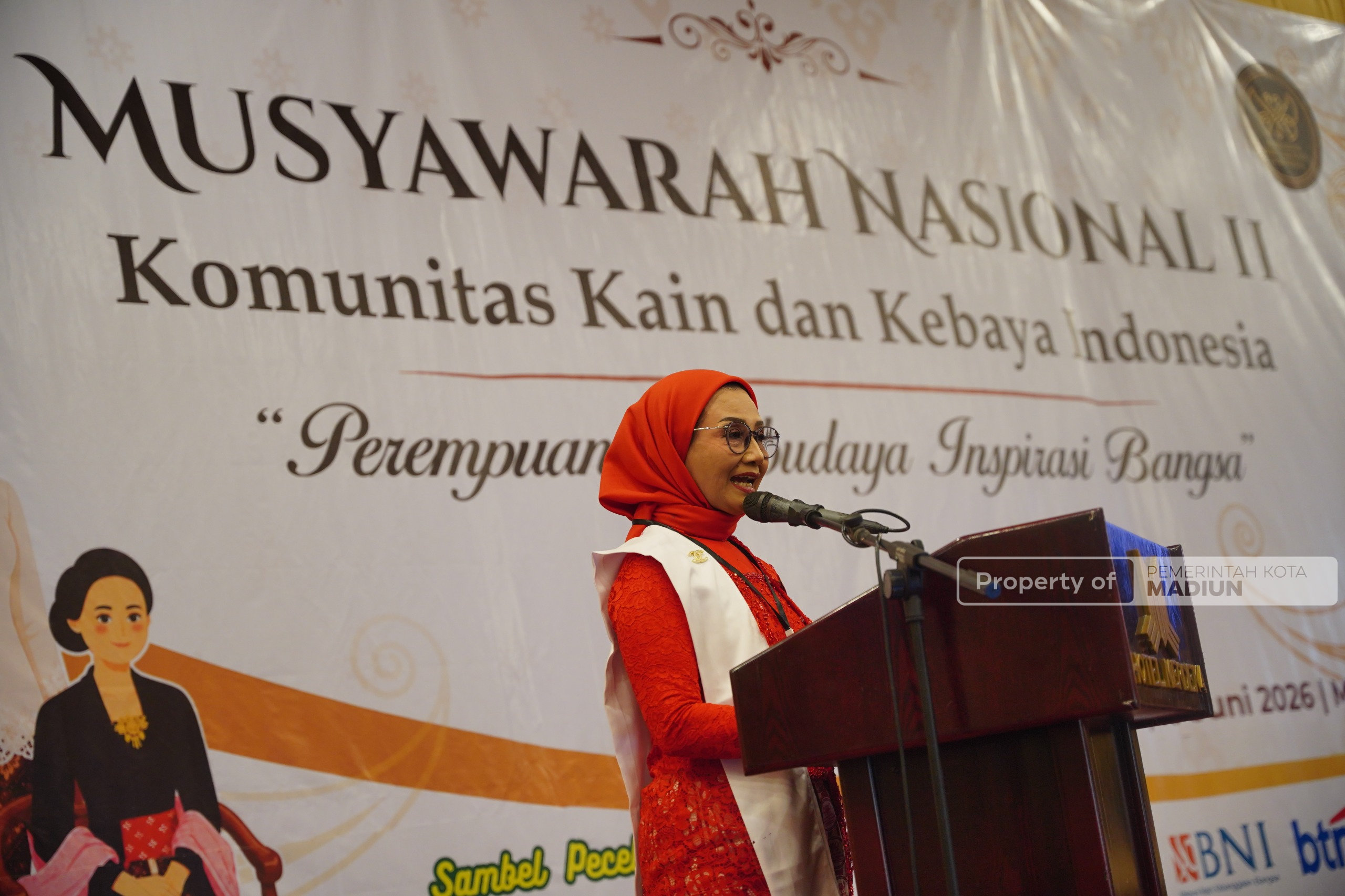Buka Munas II KKI, Plt Wali Kota Madiun Apresiasi Peran Komunitas Pelestari Kain dan Kebaya