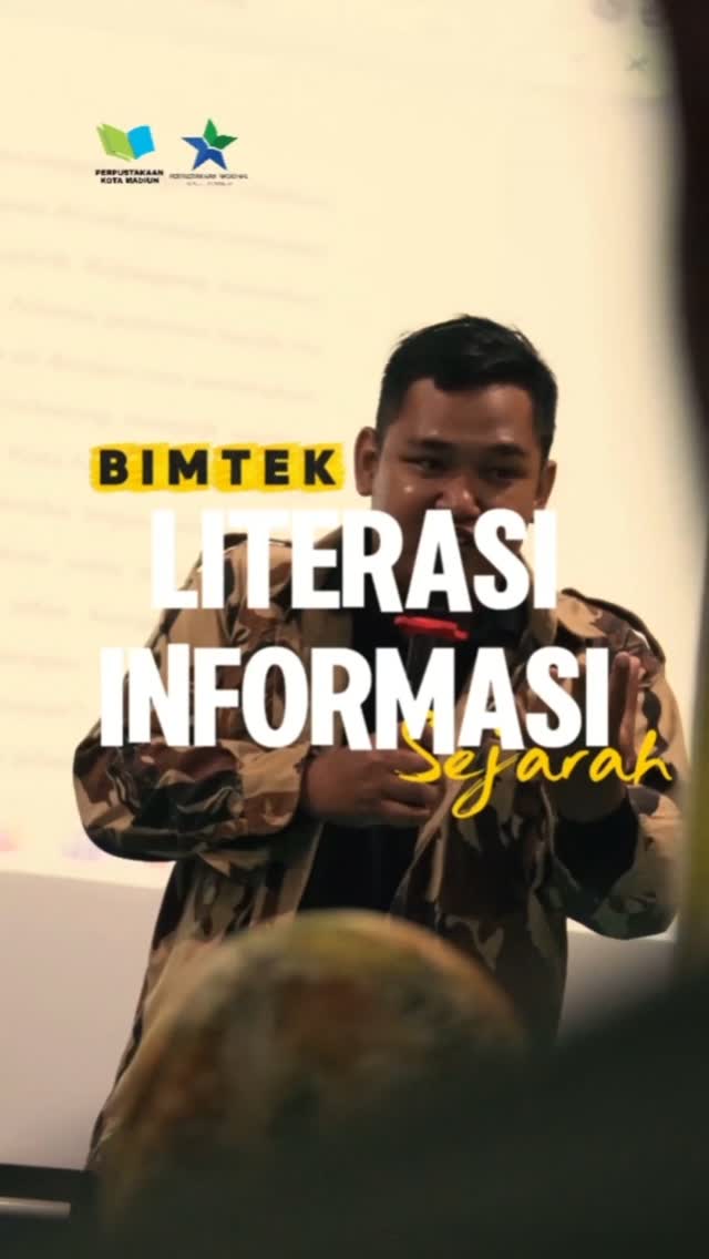 Mengulik Jejak Kota, Merangkai Cerita Sabtu, 17 Oktober 2026, Dinas Perpustakaan dan Kearsipan Kota Madiun menyelenggara...
