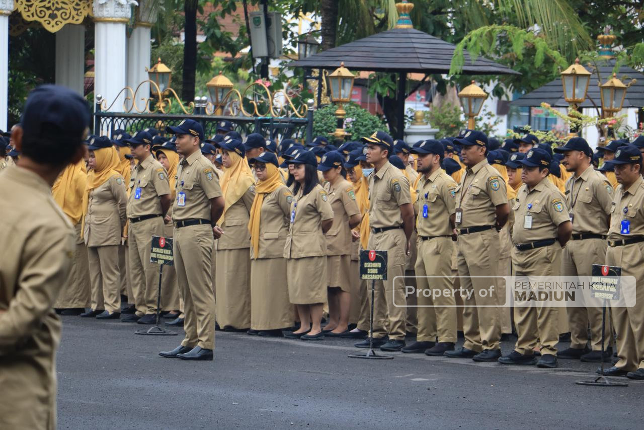 Pimpin Apel Perdana 2026, Wali Kota Maidi Tekankan Kedisiplinan ASN