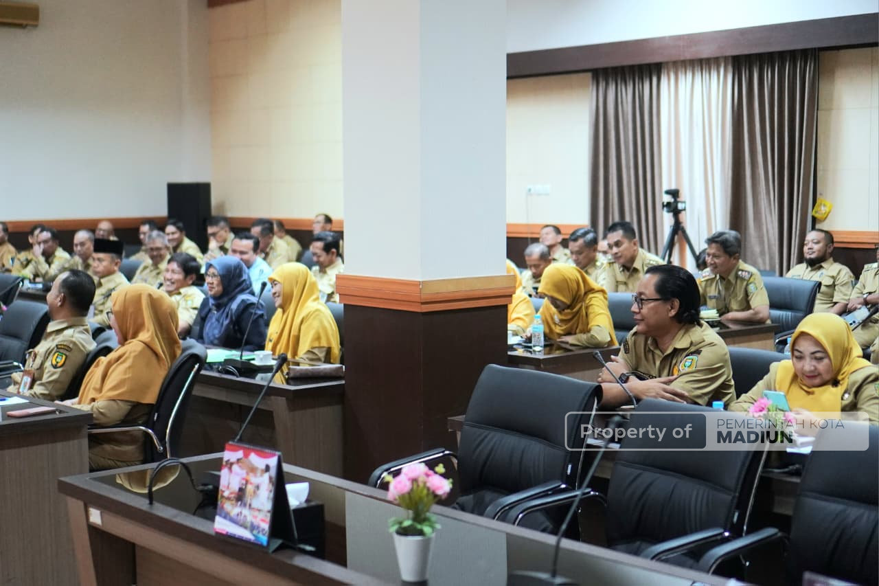 Pimpin Rapat Dinas, Plt Wali Kota Sampaikan Arahan Mendagri Soal Penguatan Integritas dan Pencegahan Korupsi