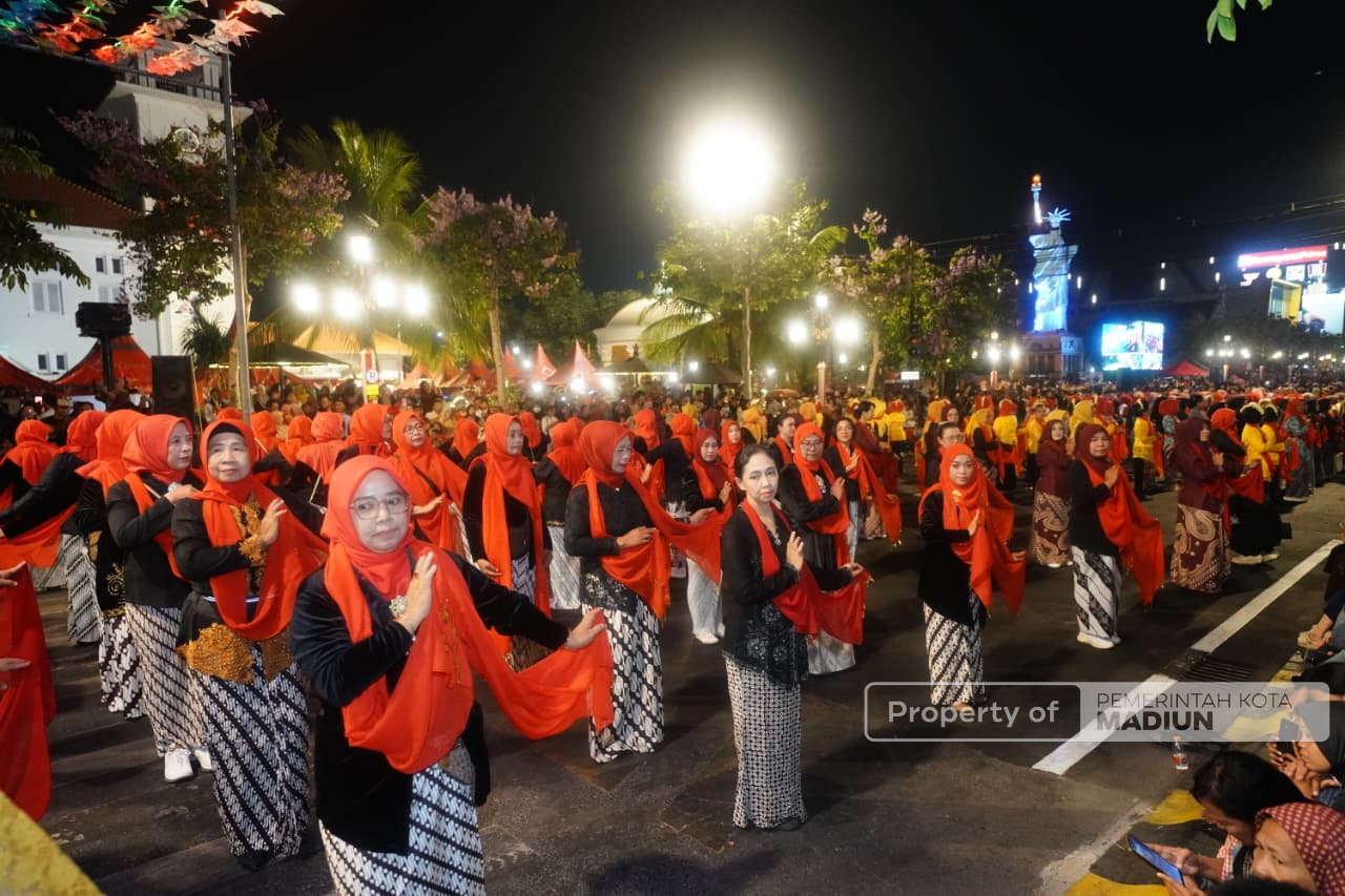 Madiun Menari Sukses Digelar, Plt Wali Kota: Kami Tidak Buat Acara, Kami Membangun Kebanggaan Warga