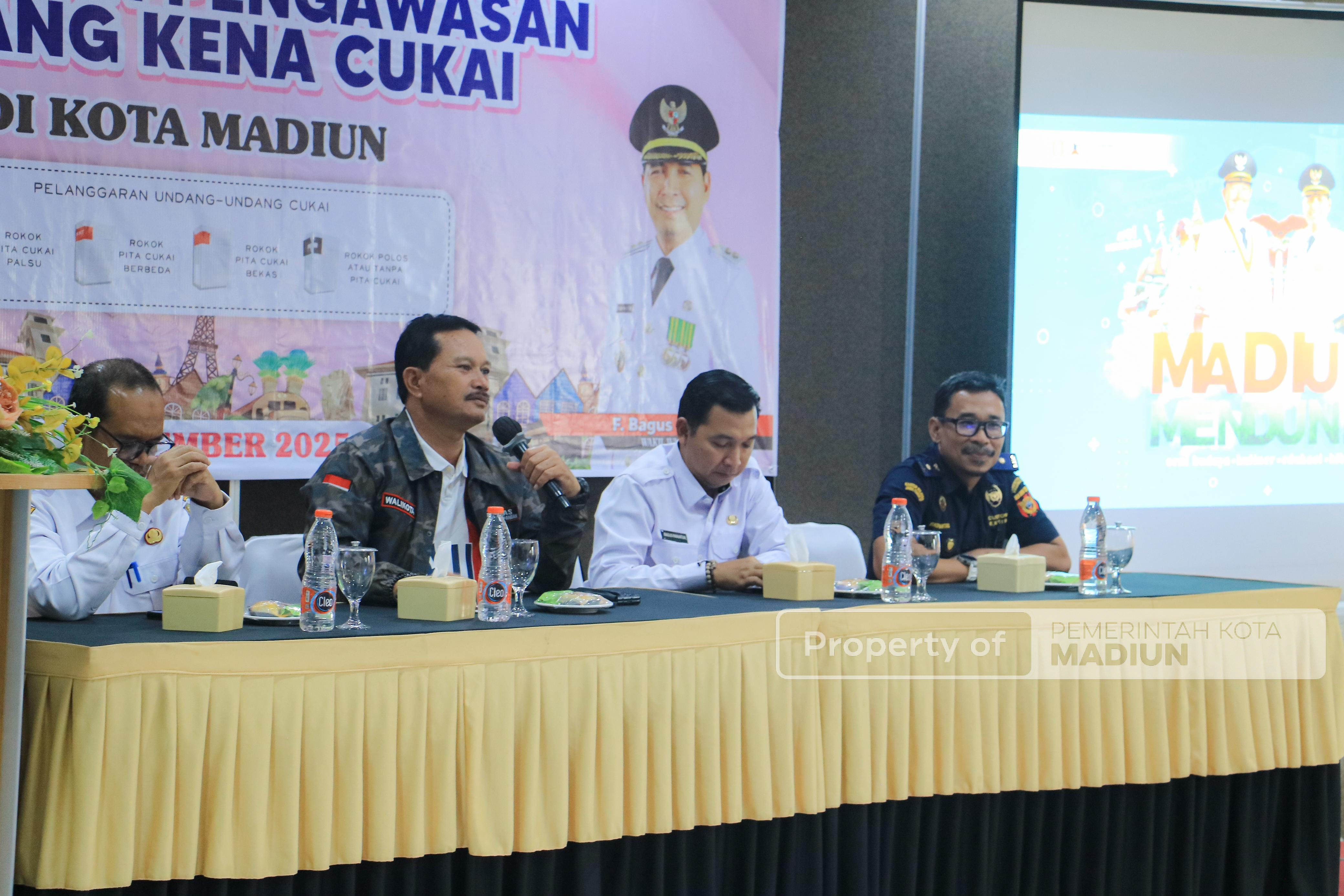 Sosialisasikan Peraturan Pengawasan BKC, Wali Kota Madiun: BKC Ilegal Merugikan Negara!