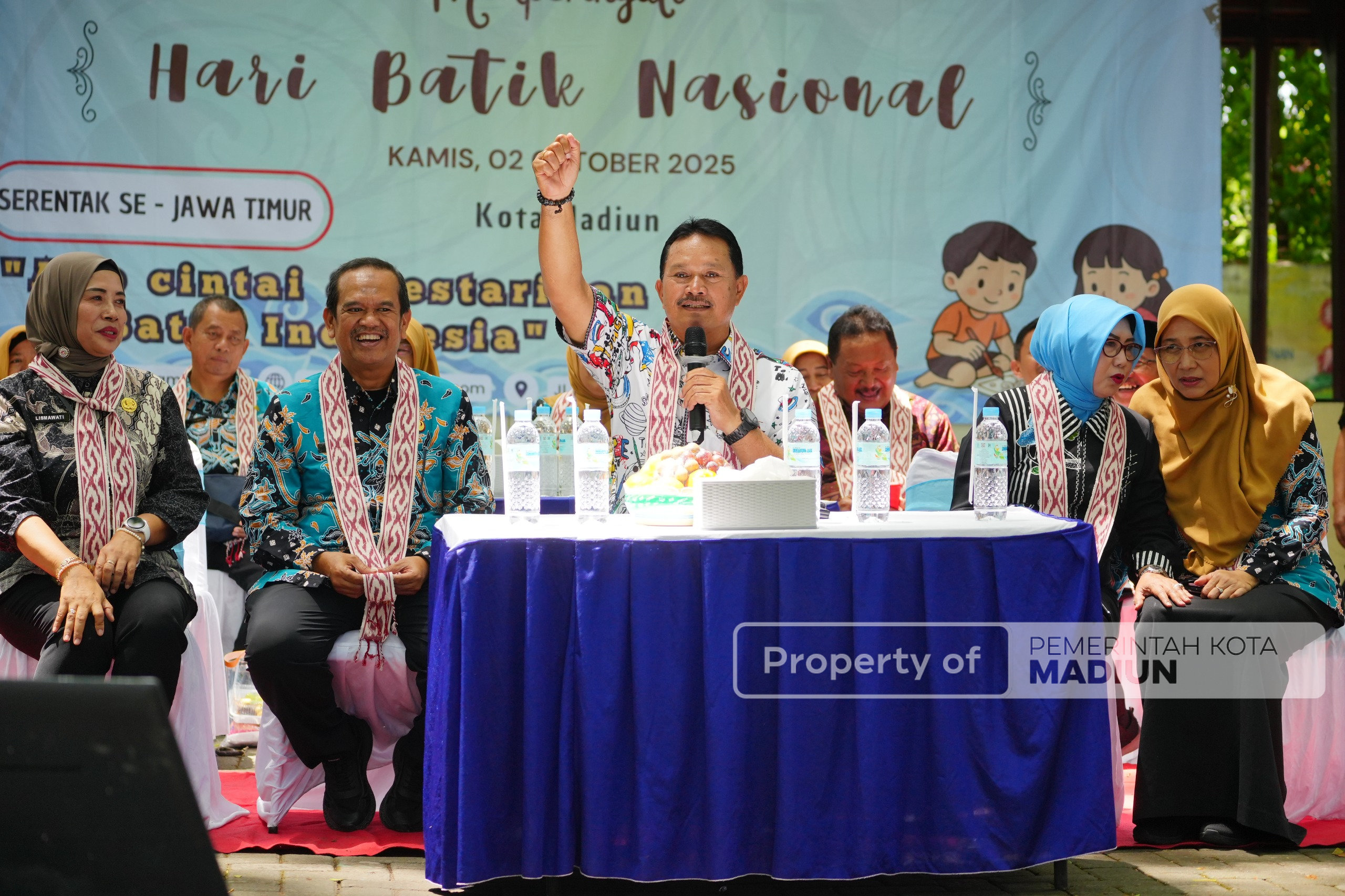 Ratusan Anak TK di Madiun Belajar Membatik, Wali Kota: Potensinya Luar Biasa