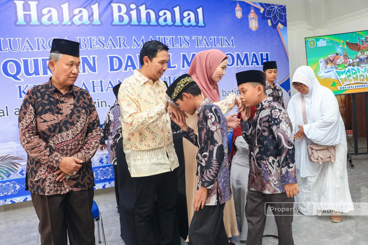 Hadiri Halal Bihalal Majelis Ta’lim, Plt Wali Kota Madiun Tekankan Penguatan SDM guna Pengentasan Kemiskinan