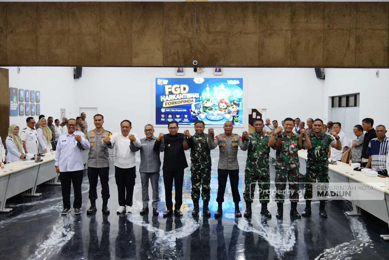 Gelar FGD Harkamtibmas Bersama Forkopimda, Plt Wali Kota Tegaskan Pentingnya Menjaga Keamanan Masyarakat