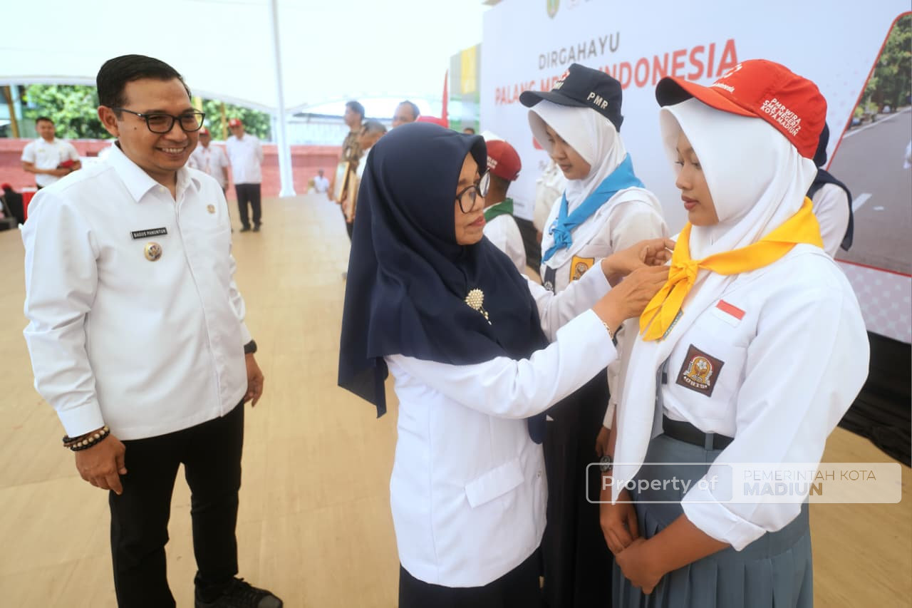 HUT ke-81 PMI, Plt Wali Kota Madiun Dorong Penguatan Jiwa Kemanusiaan Sejak Usia Sekolah
