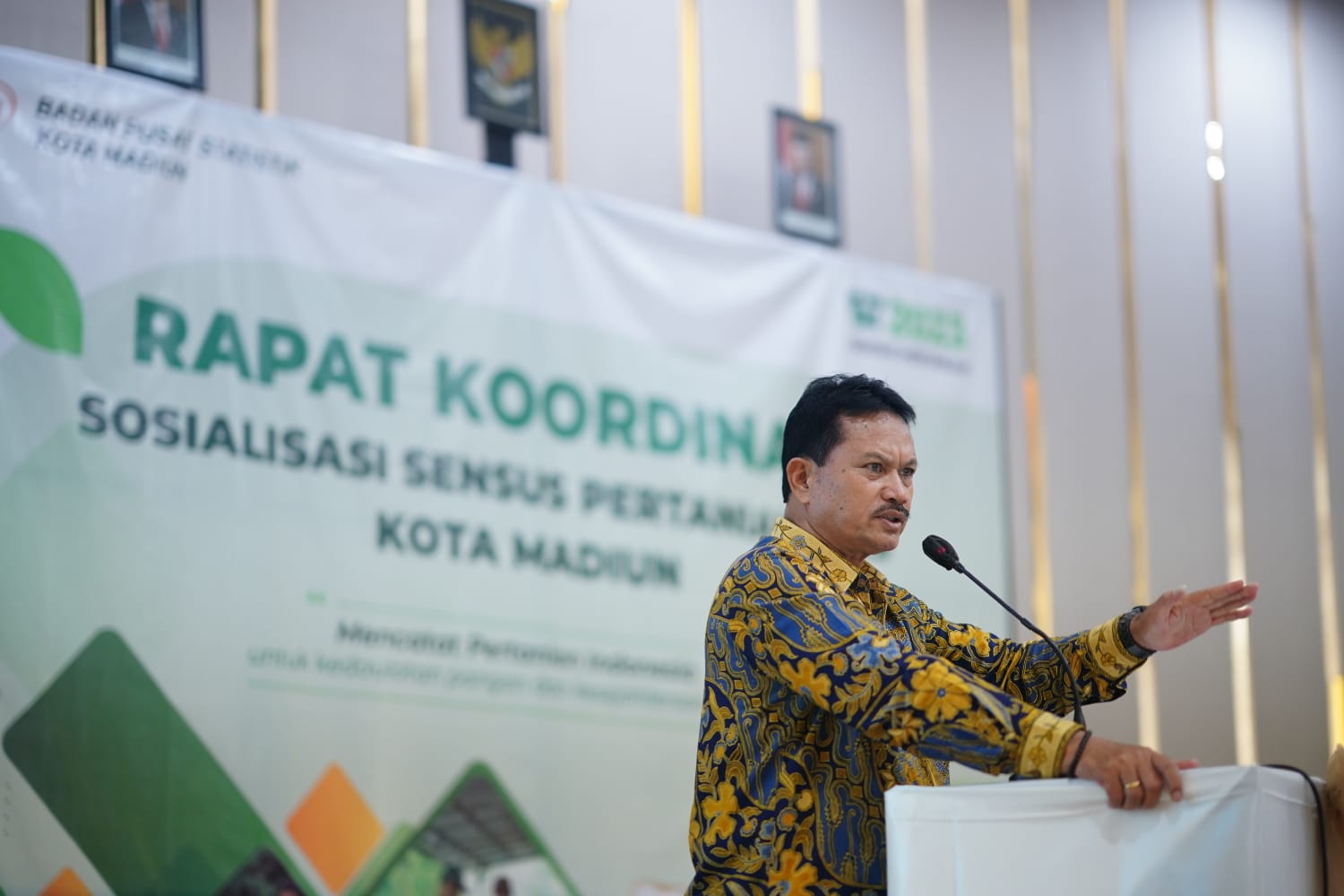 Hadiri Rakor Sosialisasi Sensus Pertanian, Wali Kota: Sensus Sebagai Tolak Ukur Mengambil Kebijakan