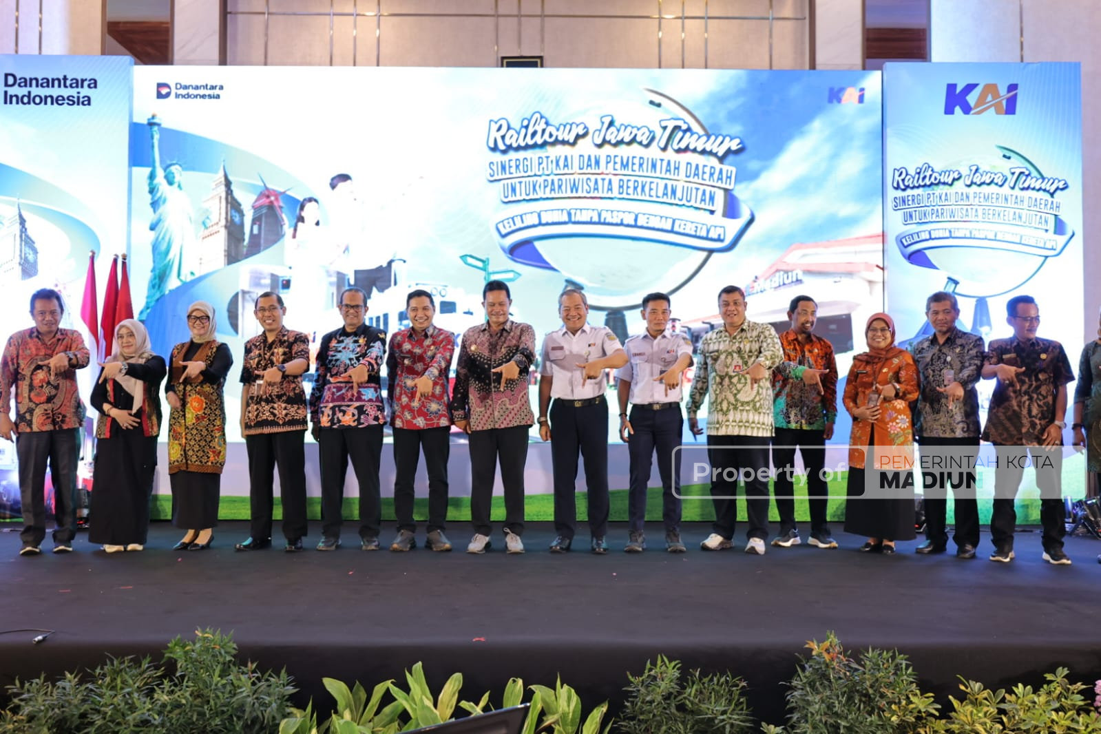 Sinergi Majukan Pariwisata, Wali Kota Madiun Hadiri Peluncuran Railtour Jawa Timur