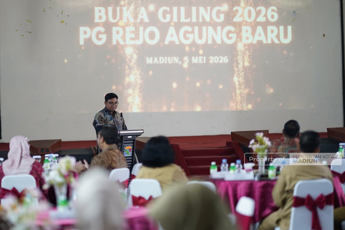 Masa Giling PG Rejo Agung 2026 Dimulai, Plt Wali Kota Dorong Penguatan Ekonomi dan Pariwisata