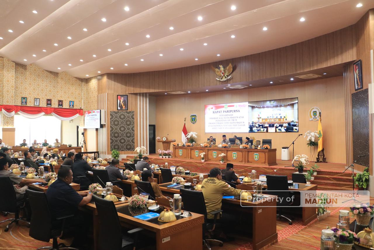 Jawab Masukan PU Fraksi, Plt Wali Kota Madiun Pastikan Perubahan APBD 2026 Segera Tuntas