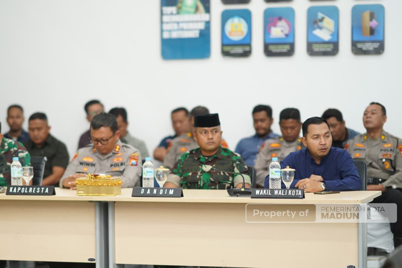 Rakor Bersama Forkopimda, Wali Kota Maidi Tegaskan Komitmen Jaga Keamanan dan Kenyamanan Kota