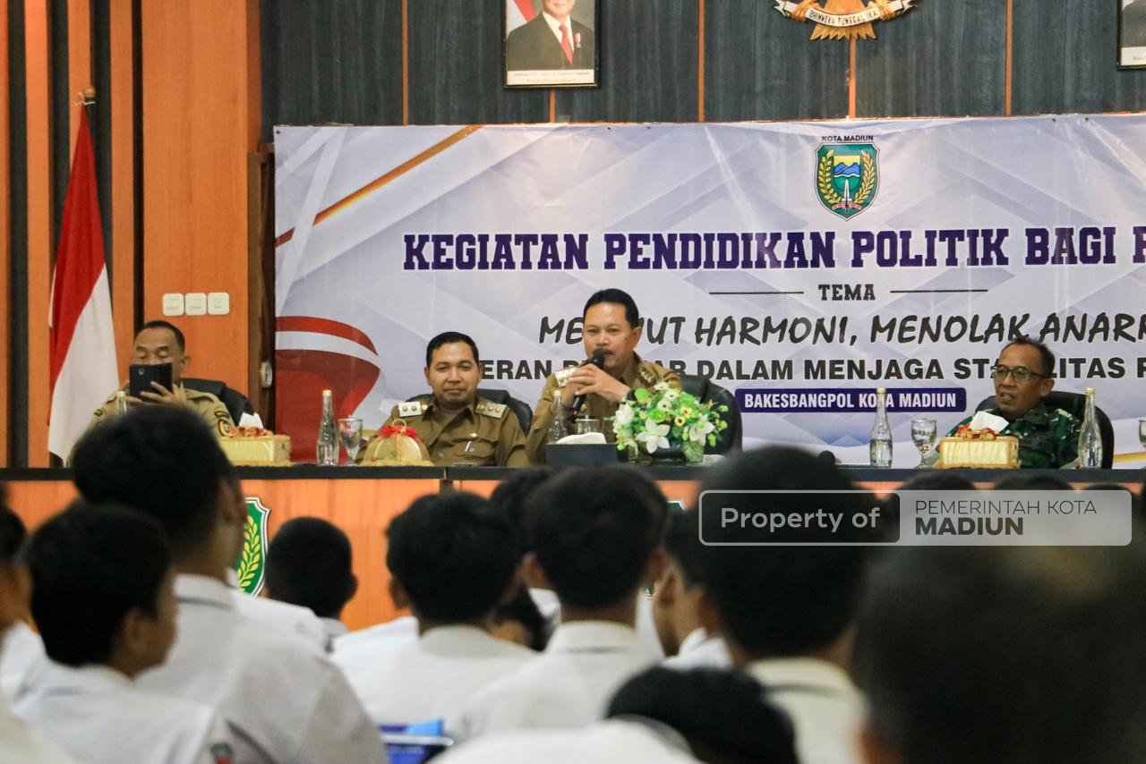Lewat Sosialisasi Pendidikan Politik, Pemkot Madiun Ajak Pemuda Jauhi Tindakan Anarki