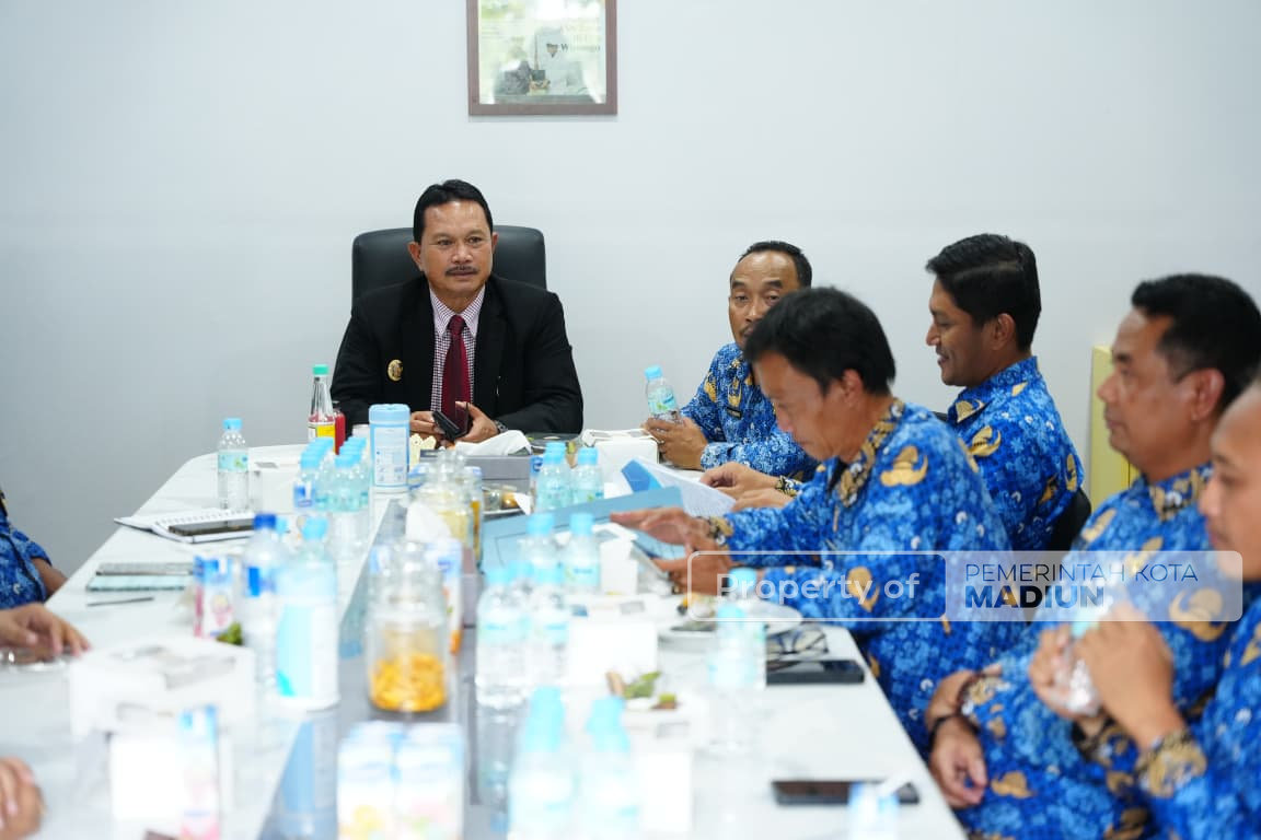 Mantapkan Persiapan Paparan Penghargaan Rupabumi Jatim, Wali Kota Madiun Gelar Rakor Bersama OPD