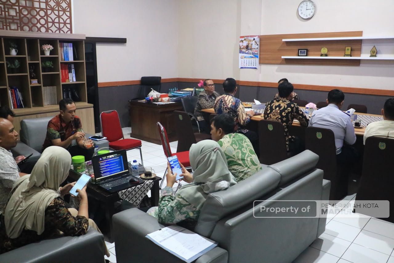 Jelang Kunjungan Menko IPK, Sekda Kota Madiun Matangkan Persiapan Sarasehan Kemerdekaan