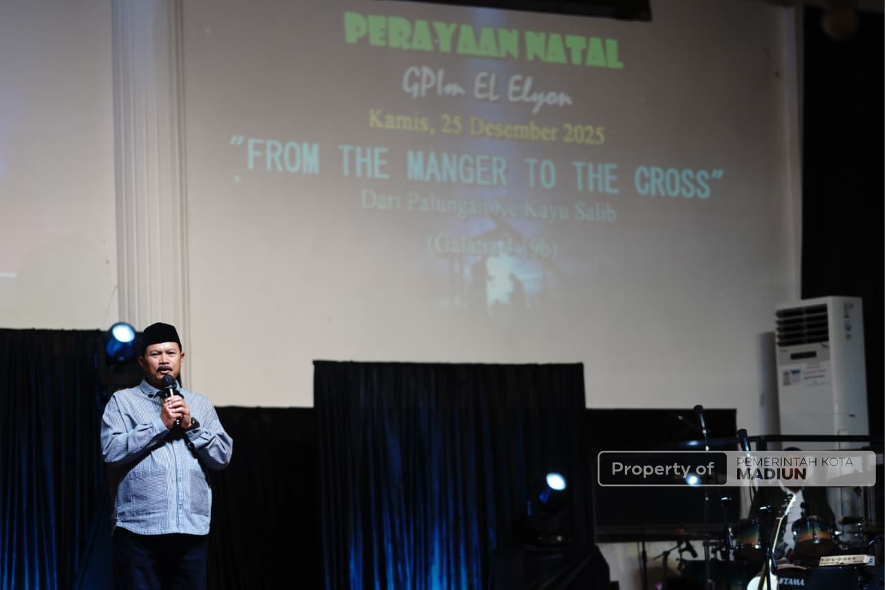 Pastikan Perayaan Natal Aman dan Damai, Wali Kota Madiun Tinjau Pelaksanaan Disejumlah Gereja