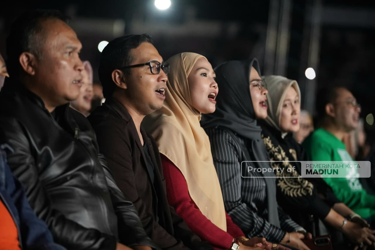 Plt Wali Kota Hadiri Play Music, Ribuan Warga Semarakkan Hari Jadi ke-108 Kota Madiun