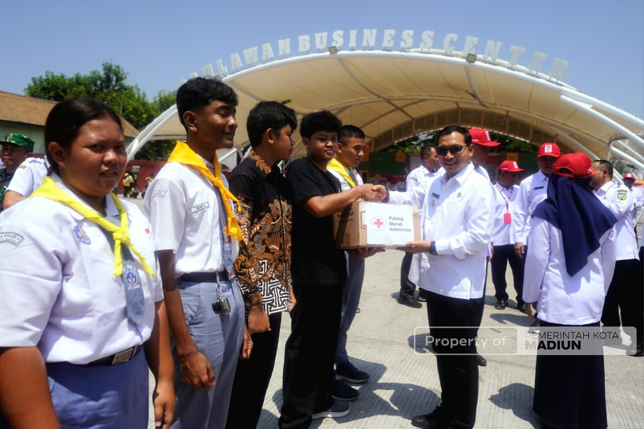 HUT ke-81 PMI, Plt Wali Kota Madiun Dorong Penguatan Jiwa Kemanusiaan Sejak Usia Sekolah