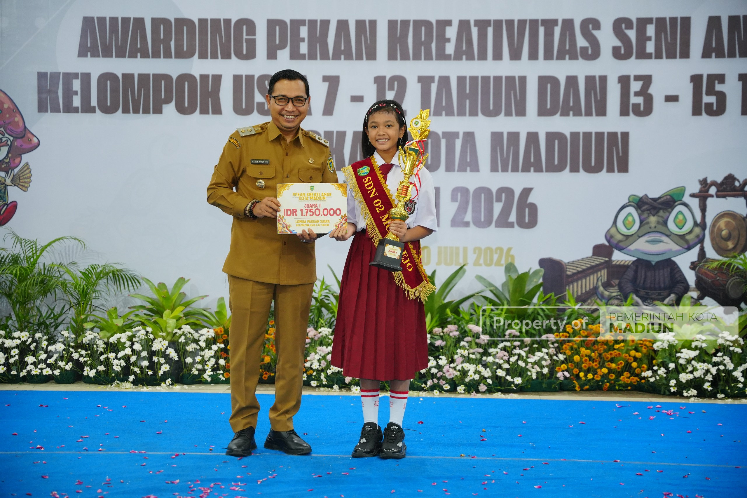 Plt Wali Kota Tutup Pekan Kreativitas Seni Anak 2026, Siapkan Lebih Banyak Ruang bagi Talenta Seni Kota Madiun