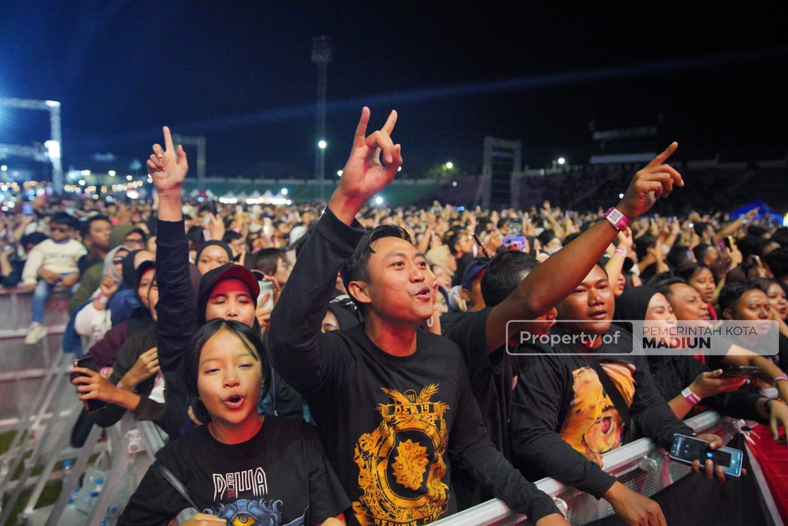 Plt Wali Kota Hadiri Play Music, Ribuan Warga Semarakkan Hari Jadi ke-108 Kota Madiun