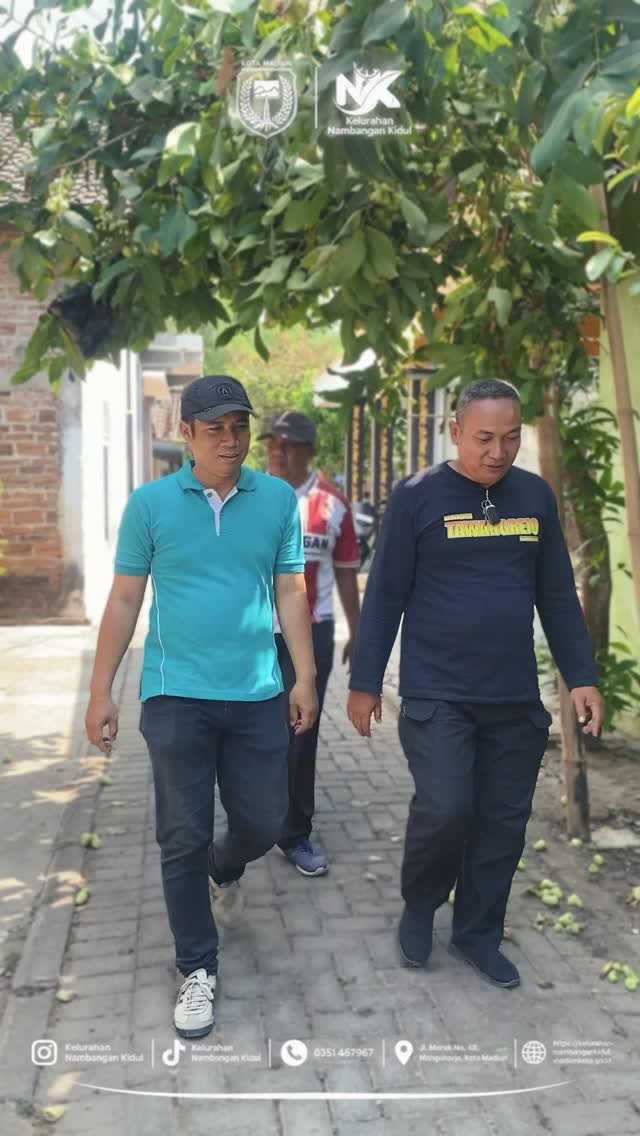 Antisipasi luapan air, dua kelurahan bersinergi monitoring saluran air diwilayah perbatasan. MADIUN 