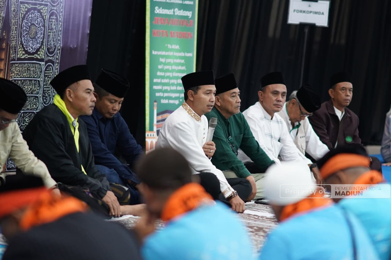 Plt Wali Kota Madiun Sambut Kepulangan 225 Jamaah Haji, Dorong Implementasi Nilai-Nilai Haji dalam Kehidupan Bermasyarakat