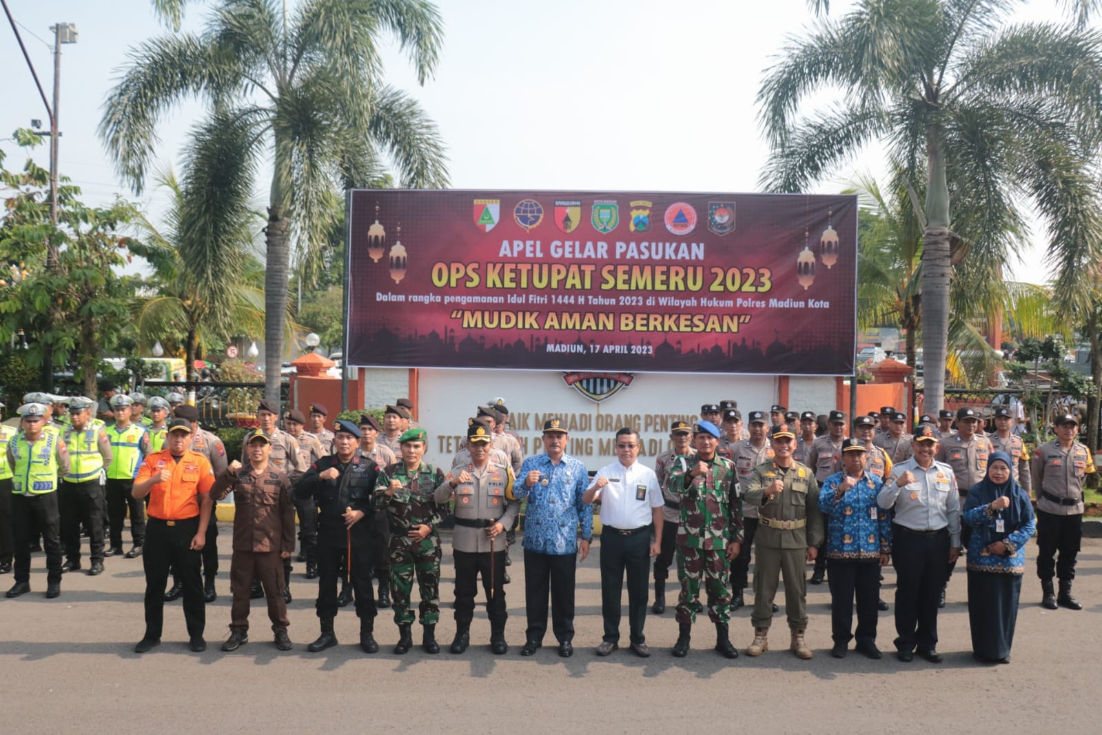 Pimpin Apel Gelar Pasukan Ops Ketupat Semeru 2023, Wali Kota: Aman dan Nyaman Kebutuhan Masyarakat