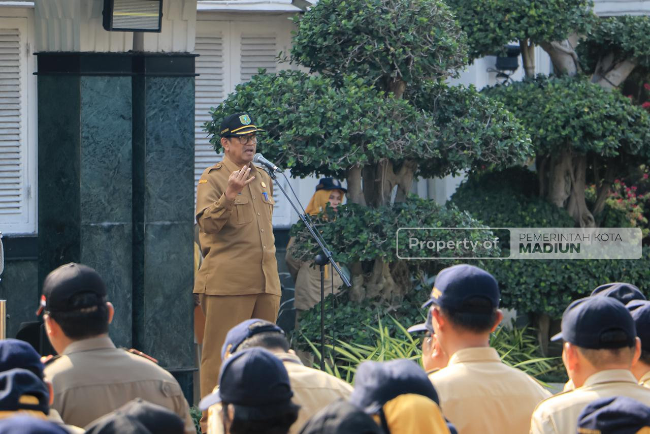 Pimpin Apel di Balai Kota, Sekda Ajak ASN Terus Tingkatkan Kinerja dan Pelayanan
