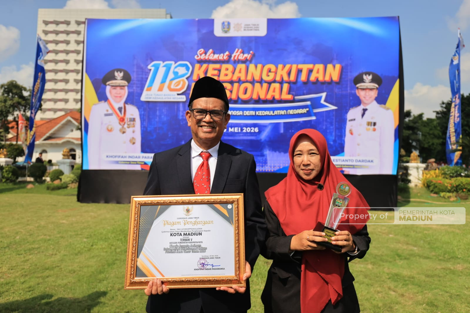 Raih Predikat “Istimewa”, Pemkot Madiun Masuk 5 Besar JDIH Award Jatim 2026