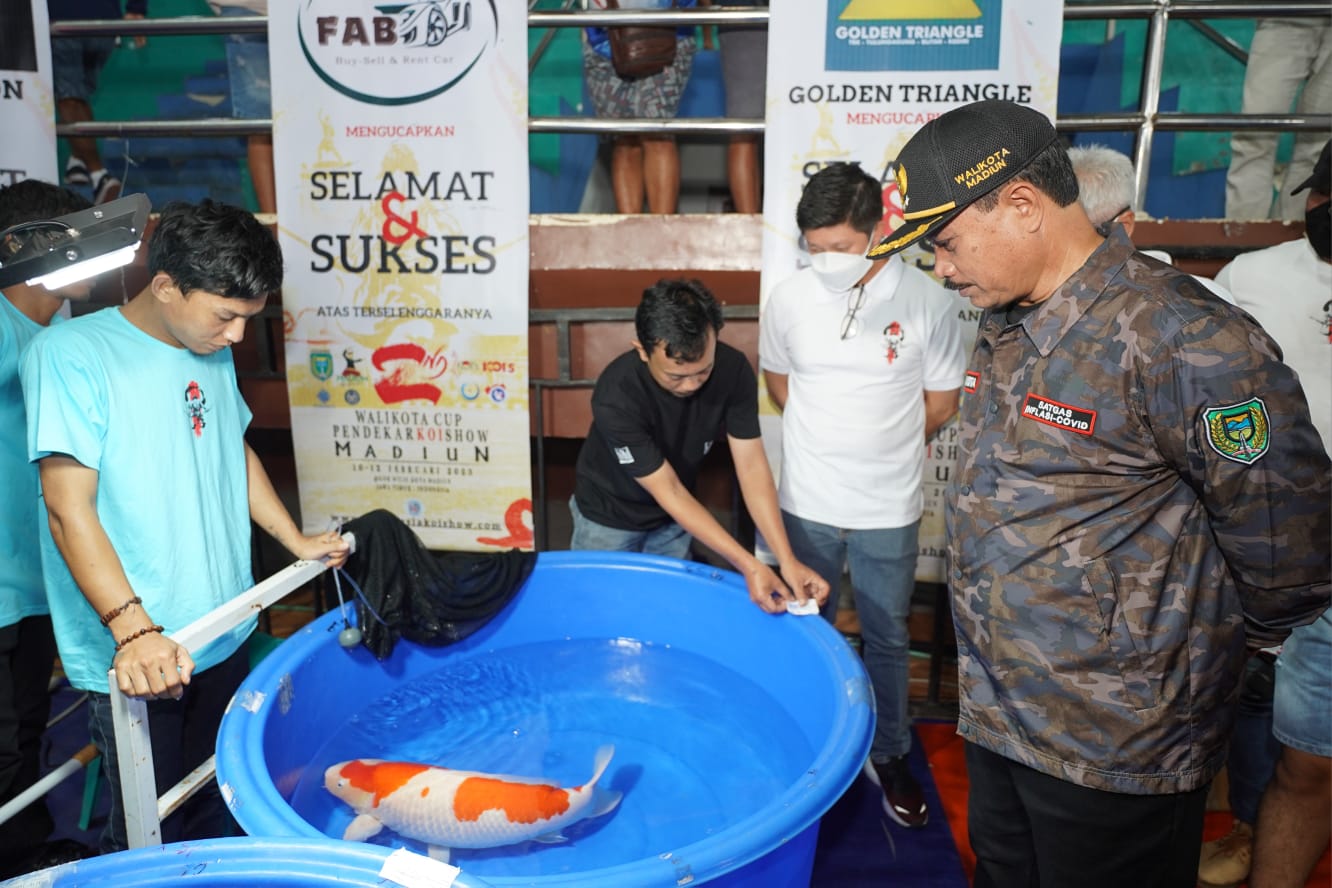 Buka Wali Kota Cup Pendekar Koi Show, Wali Kota Buka Pintu Lebar-lebar Event di Kota Pendekar
