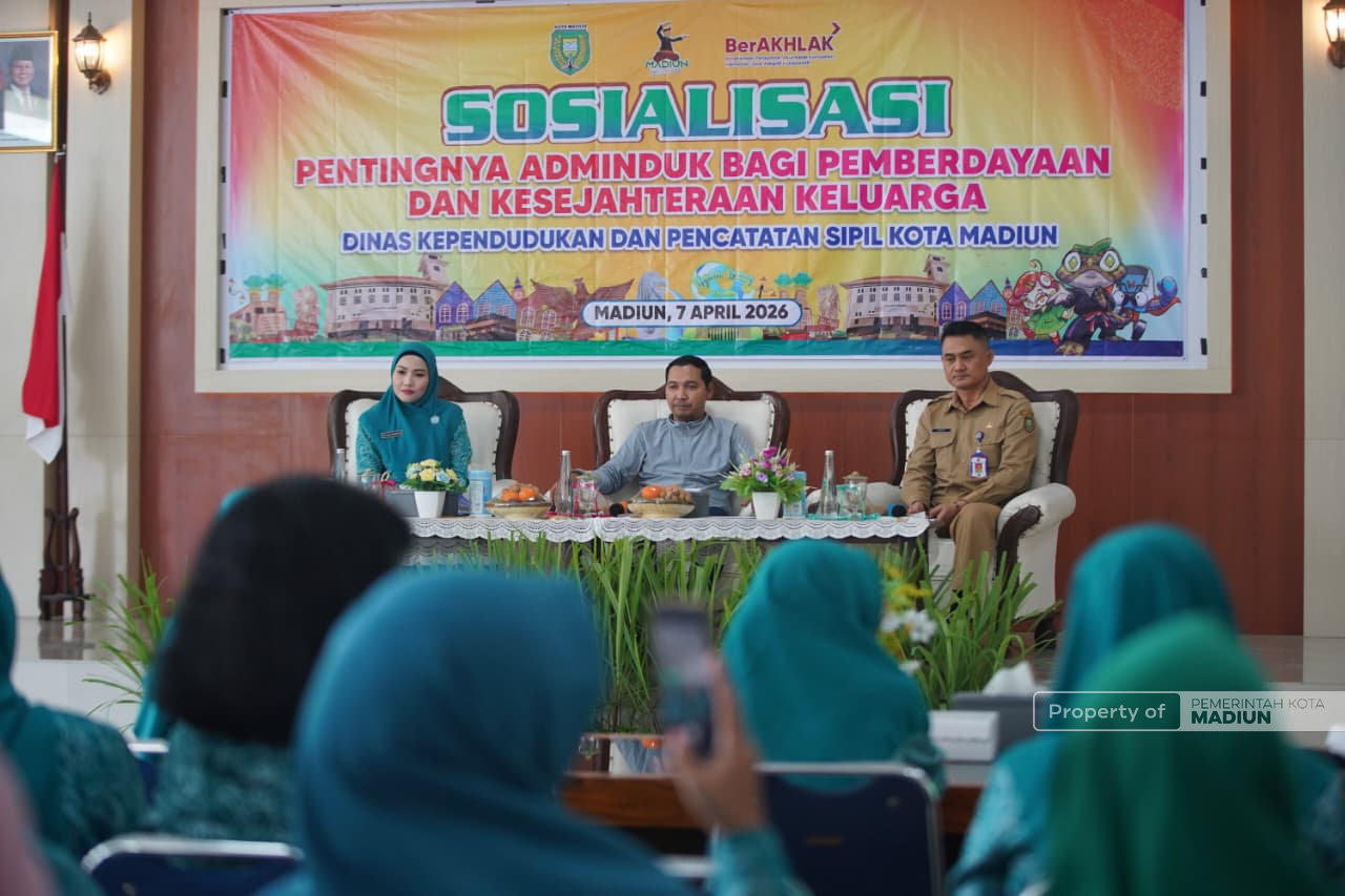 Perkuat Validitas Data Penduduk, Pemkot Madiun Libatkan Dispendukcapil dan Kader PKK