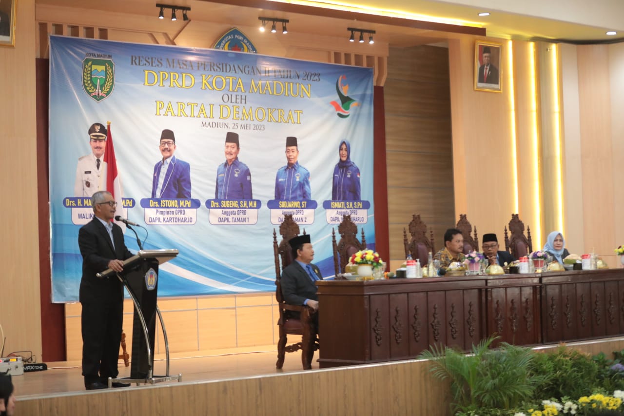Beri Sambutan Pada Reses Demokrat, Wali Kota Ajak Kuatkan Sinergi Membangun Kota
