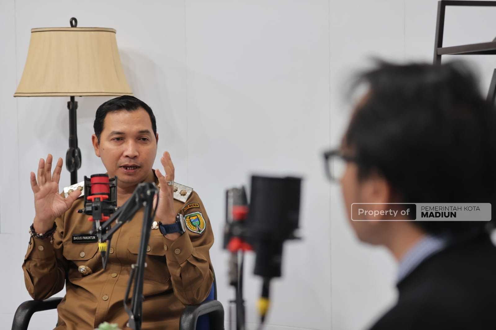 Plt Wali Kota Madiun Isi Podcast Hari Jadi ke-108, Ajak Warga Ikut Meriahkan Rangkaian Acara