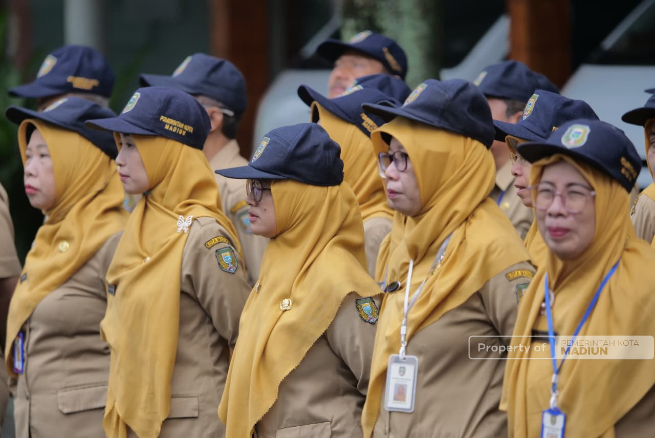 Plt Wali Kota Madiun Pacu Kinerja OPD Lewat Apel dan Rakor di Balai Kota