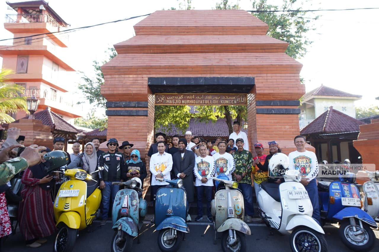 Black Scooter Gagak Rimang Jadi Pembuka Rangkaian HUT ke-108 Kota Madiun