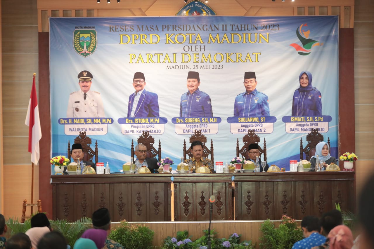 Beri Sambutan Pada Reses Demokrat, Wali Kota Ajak Kuatkan Sinergi Membangun Kota