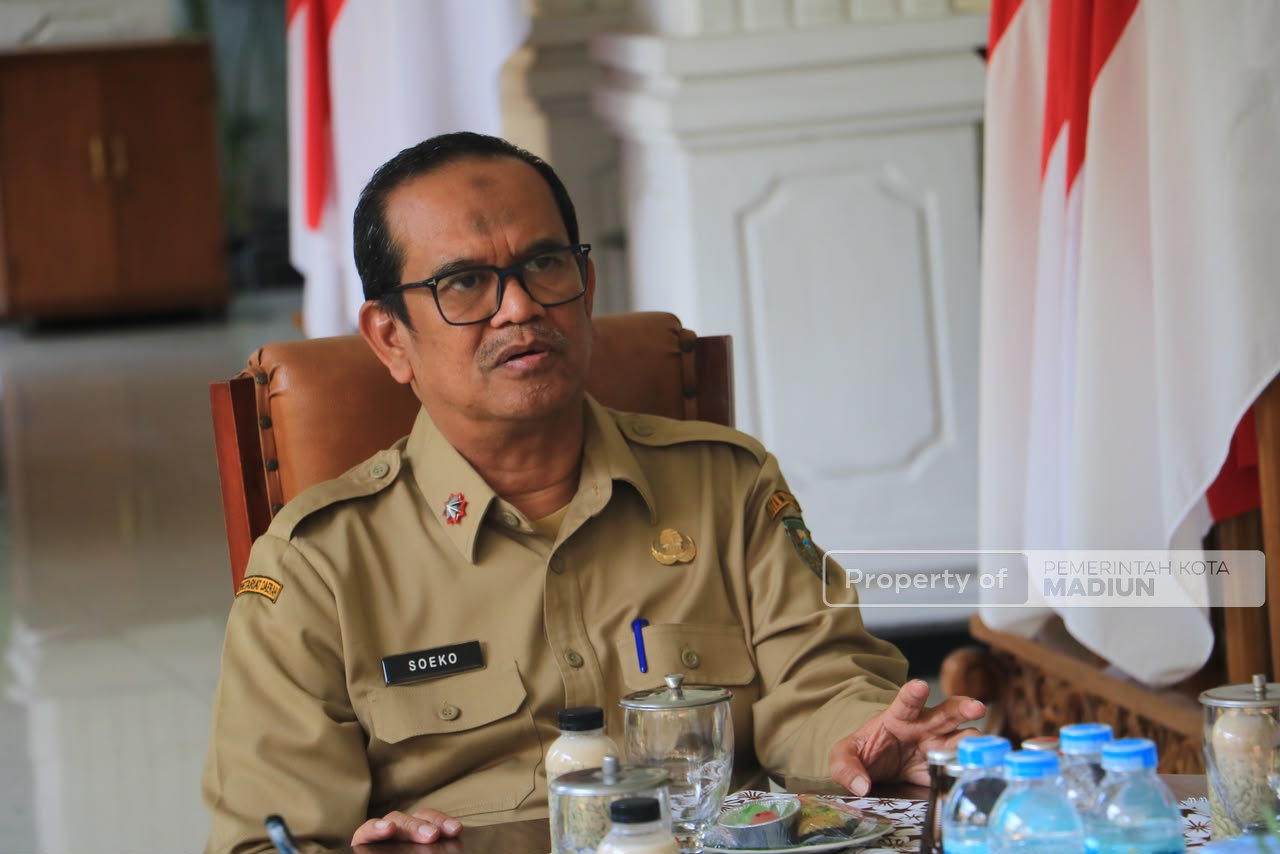 Terima Audiensi Tribun Jatim, Sekda Kota Madiun Dukung Pencarian Bibit Atlet Voli Berprestasi