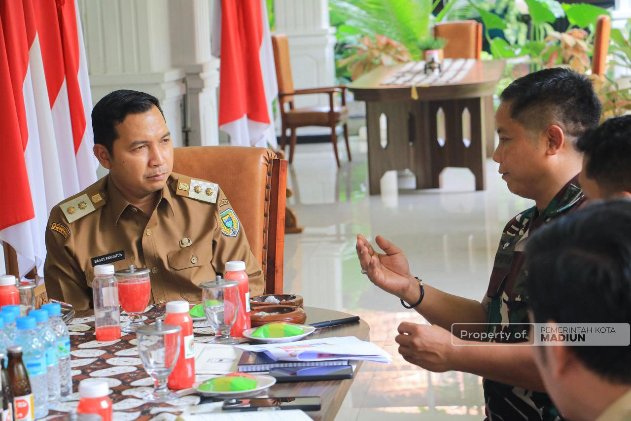 Perkuat Kolaborasi, Pemkot Madiun dan Kodim 0803 Matangkan Titik Lokasi Strategis KKMP