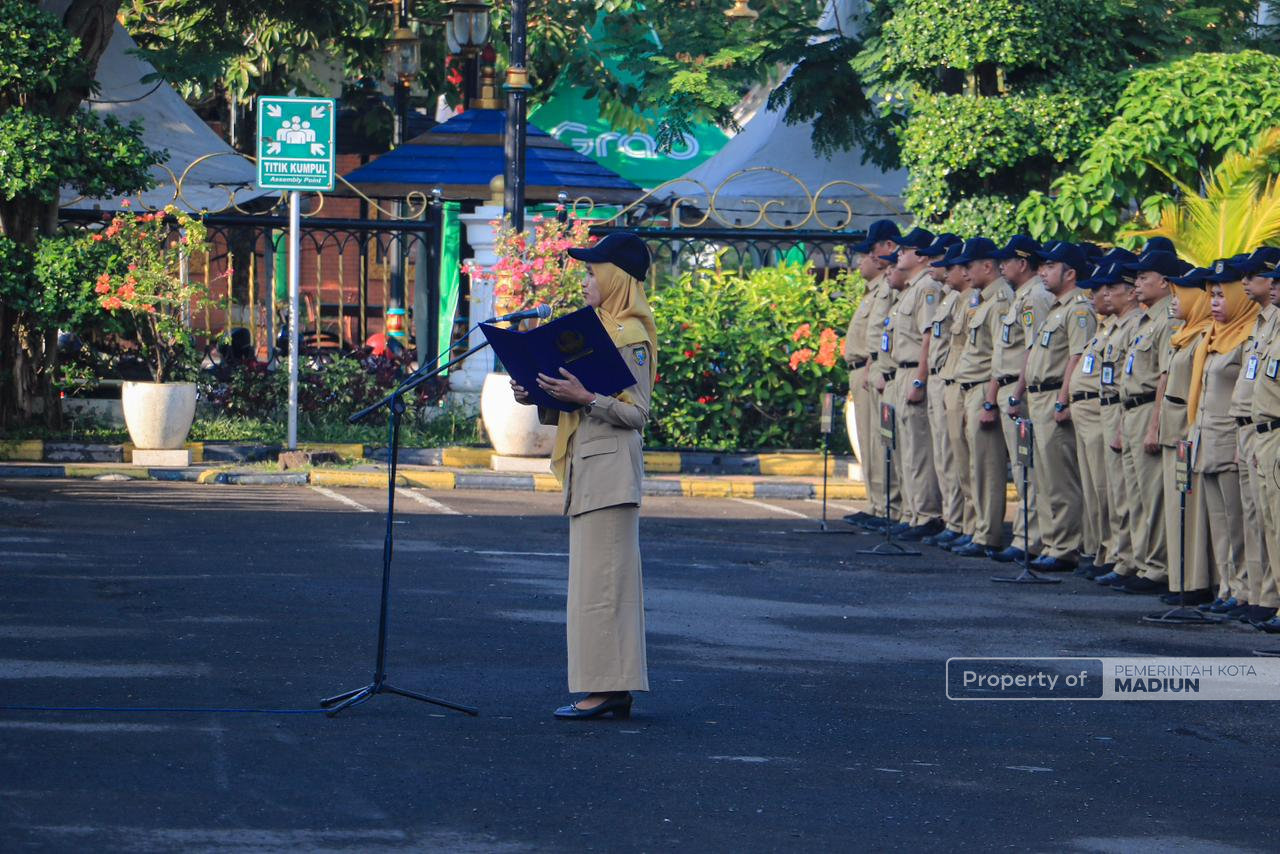 Pimpin Apel Kerja, Plt Wali Kota Madiun Tekankan Kebersihan dan Optimalisasi Pelayanan