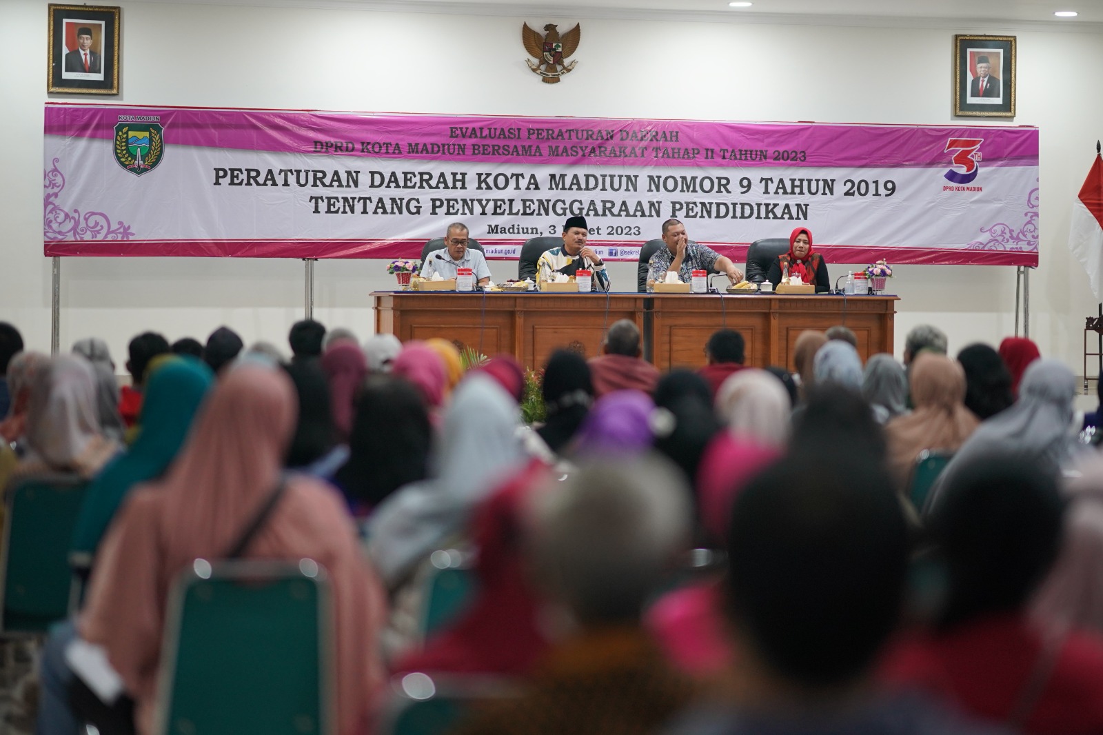 Evaluasi Perda Bersama Masyarakat, Wali Kota Sampaikan Upaya Peningkatan Kemajuan Kota