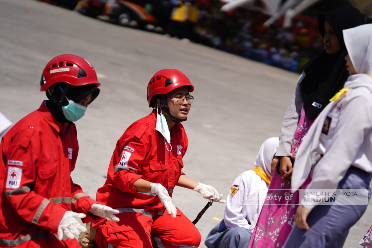 HUT ke-81 PMI, Plt Wali Kota Madiun Dorong Penguatan Jiwa Kemanusiaan Sejak Usia Sekolah