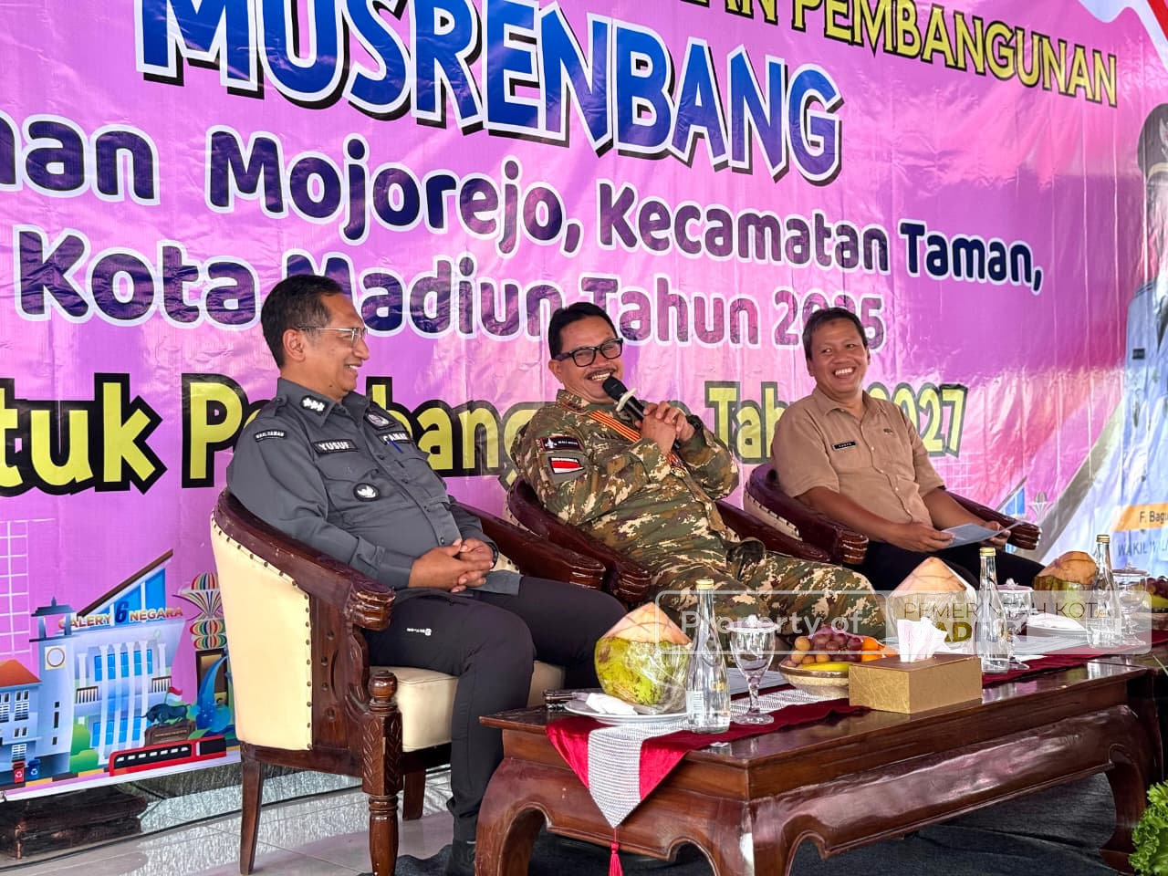Serap Aspirasi Warga, Wali Kota Madiun Hadiri Musrenbang di Kuncen dan Mojorejo