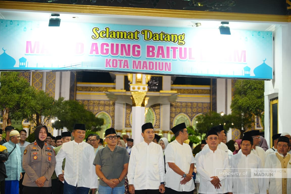 Plt Wali Kota Madiun Resmi Berangkatkan Takbir Keliling, Malam Takbiran Berlangsung Meriah