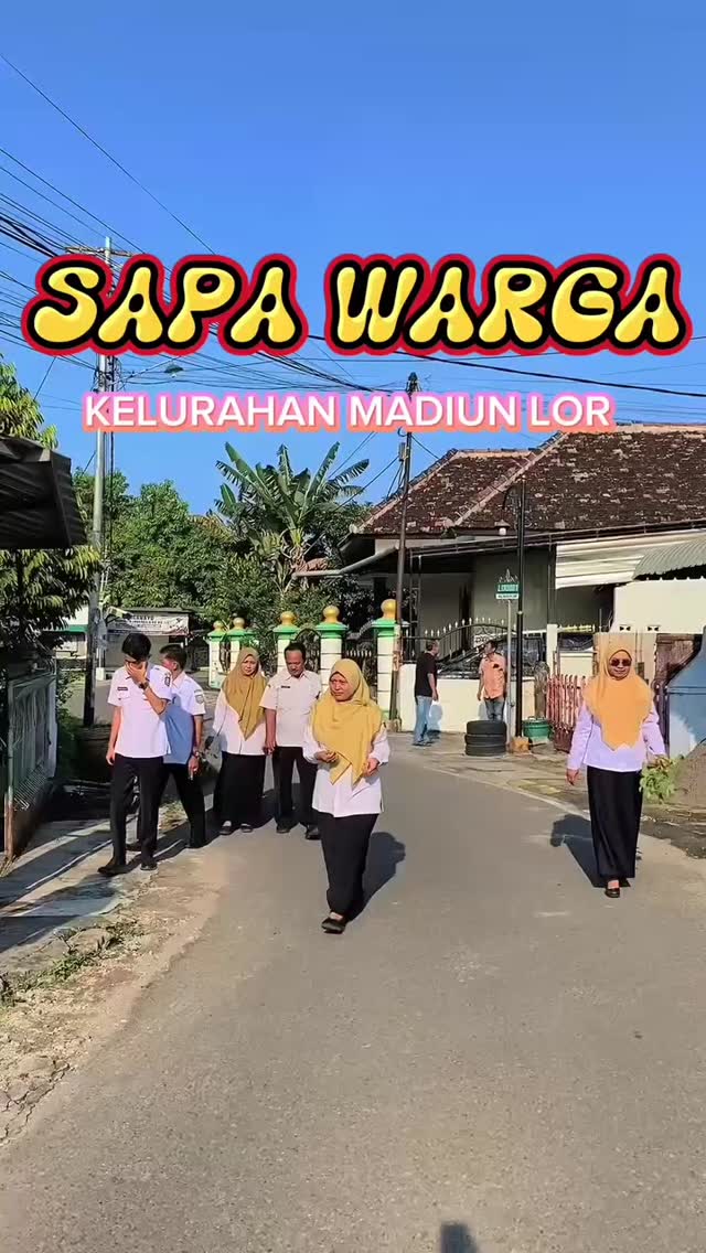 Kegiatan Sapa Warga Kelurahan Madiun Lor terus digencarkan sebagai upaya mempererat komunikasi dan silaturahmi antara pe...