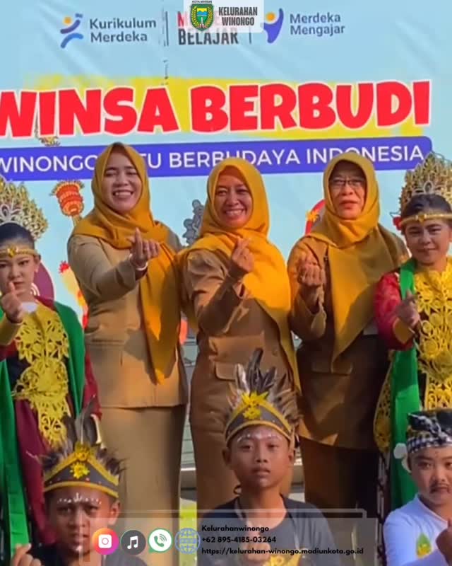 Plt. Lurah Winongo bersama Kasi Pemerintahan berkesempatan hadir dan menyaksikan langsung kemegahan Pentas Seni di SDN 0...