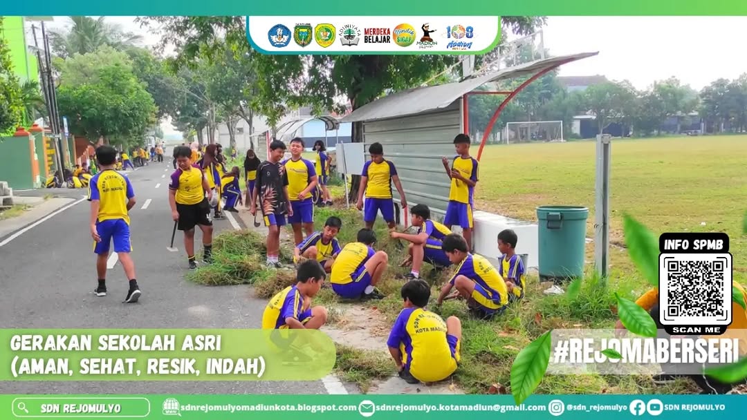 🎉🌿 GERAKAN SEKOLAH ASRI MENYAMBUT HUT KOTA MADIUN KE-108 🌿🎉 Dalam rangka memperingati Hari Ulang Tahun Kota Madiun k...